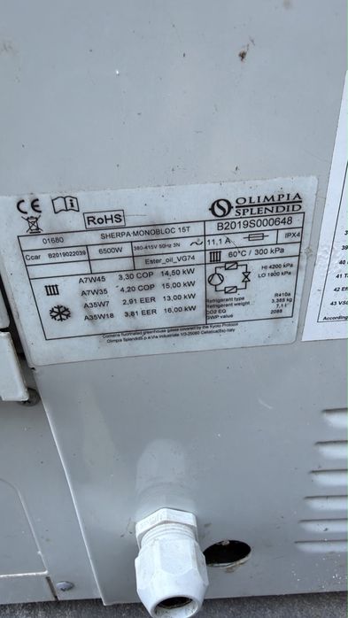 Bomba de calor Olimpia