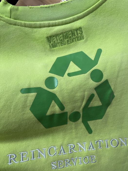 Світшот Vetements “Not Doing Shit Today” Green