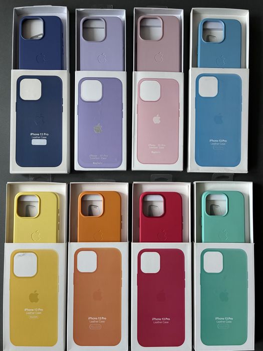 Чохол MagSafe Leather case iPhone шкіряний бампер айфон 13 pro max