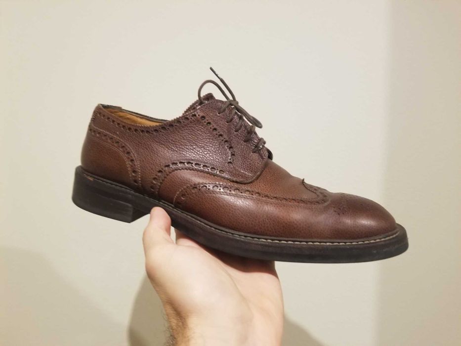 Church's туфлі броги дербі 43 42 uk 9.5 commando vibram ручна робота