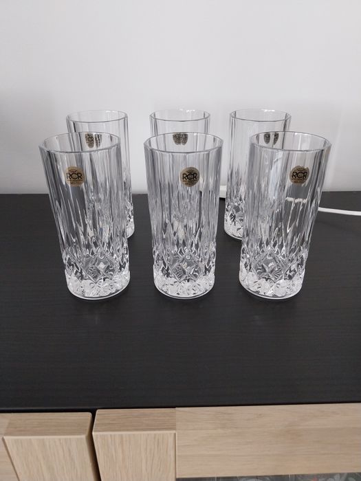 Conjunto copos de cristal
