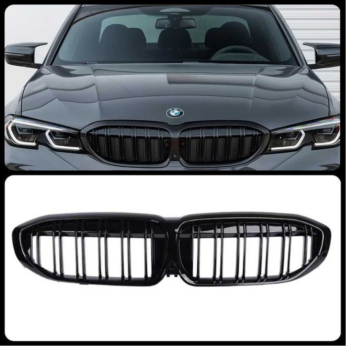 Решетка радиатора гриль BMW M Performance G20 G21 G22 G23 цвет черный
