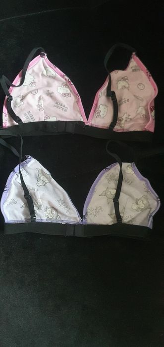 2x Biustonosz Hello Kitty Cropp