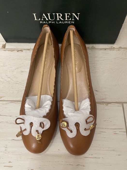 Ralph Lauren Giennie super soft leather. Балетки из мягкой кожи р 37,5