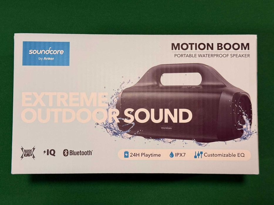 Soundcore Anker Motion Boom, przetworniki tytanowe, IPX7, 24h, BT 5.0