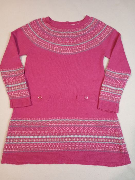 Sukieneczka dzianinowa dla dziewczynki