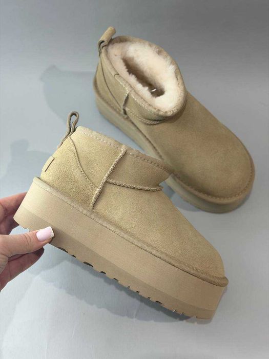 UGG Ultra Mini Platform 5cm теплі жіночі угги угі взуття