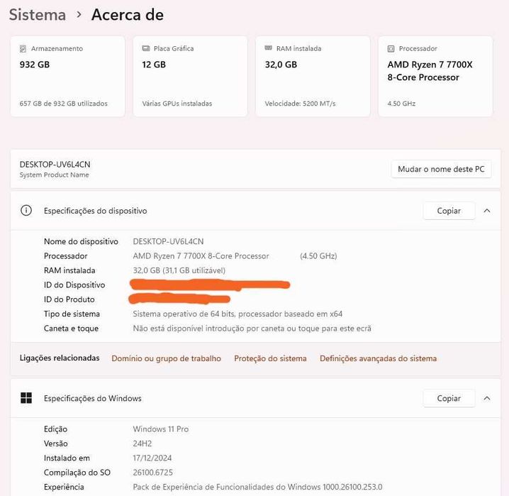 PC Gaming + Monitor ACER Nitro + Teclado G715 + Rato G705 Logitech