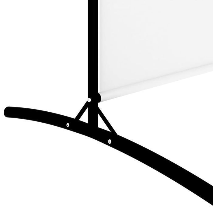 Parawan 5-panelowy biały 433x180 cm