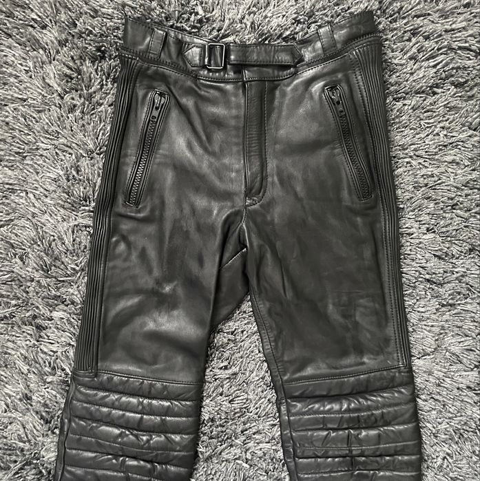 Жіночі байкерські штани натуральна шкіра 46р, в ідеальному стані!