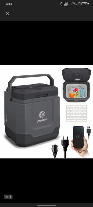 Lodówka turystyczna 31.5 L z głośnikiem bluetooth