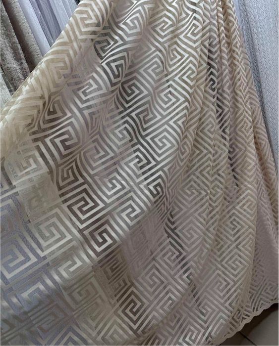 Тренд! Тюль ромб жакард турецька гардины фіранки шторы