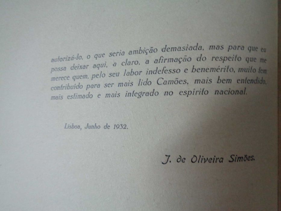 LUSÍADAS As Armas nos Lusíadas 1933