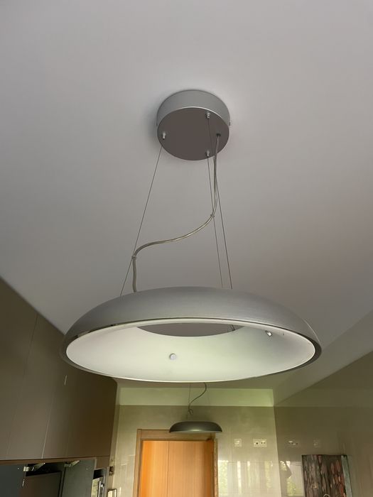 Set of 2 Gray Pendant Lamps
