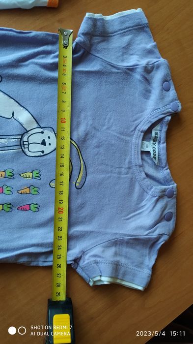 Pajacyki / śpiochy / body niemowlęce na lato -> 2 szt., roz. 68 cm (6