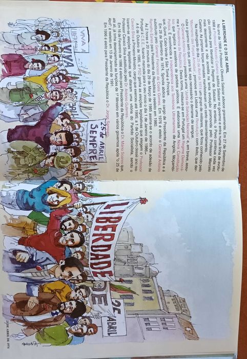 História cronológica do meu Portugal  - livro a
