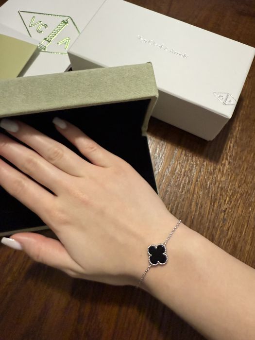 Браслет Ван кліф срібло 925