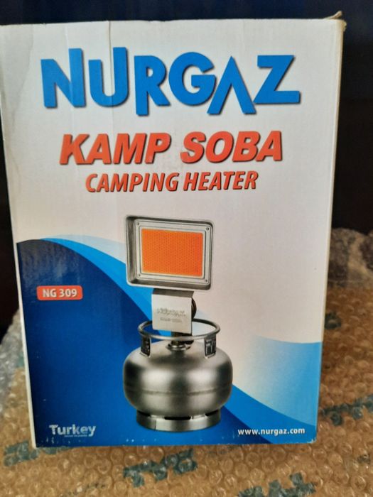 Продам газовий комплект: балон 5л. Пальник. Обігрівач керамічний.