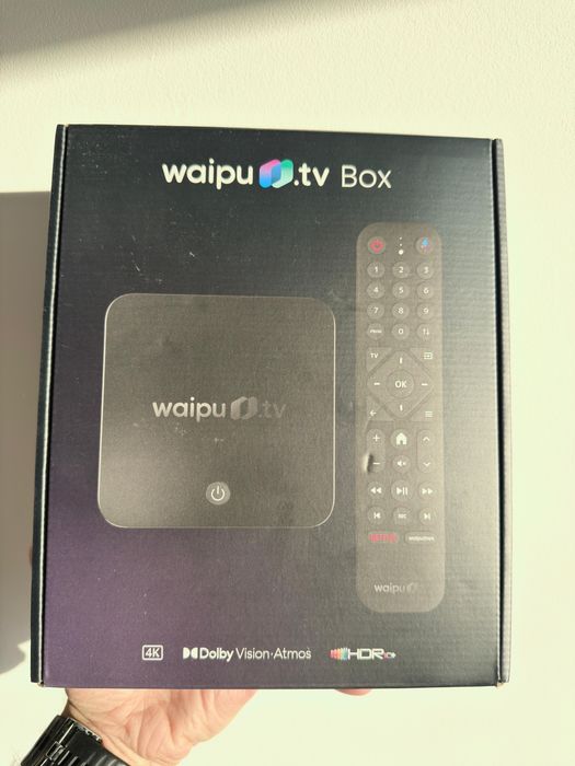 Dekoder Waipu.tv 4K box WiFi czarny ATV318