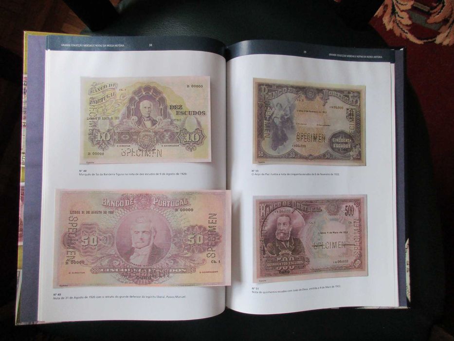 Moedas e Notas de Nossa História - - - - - Colecção