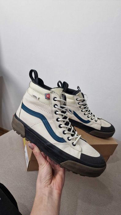 Vans SK8-HI White/Blue/Brown