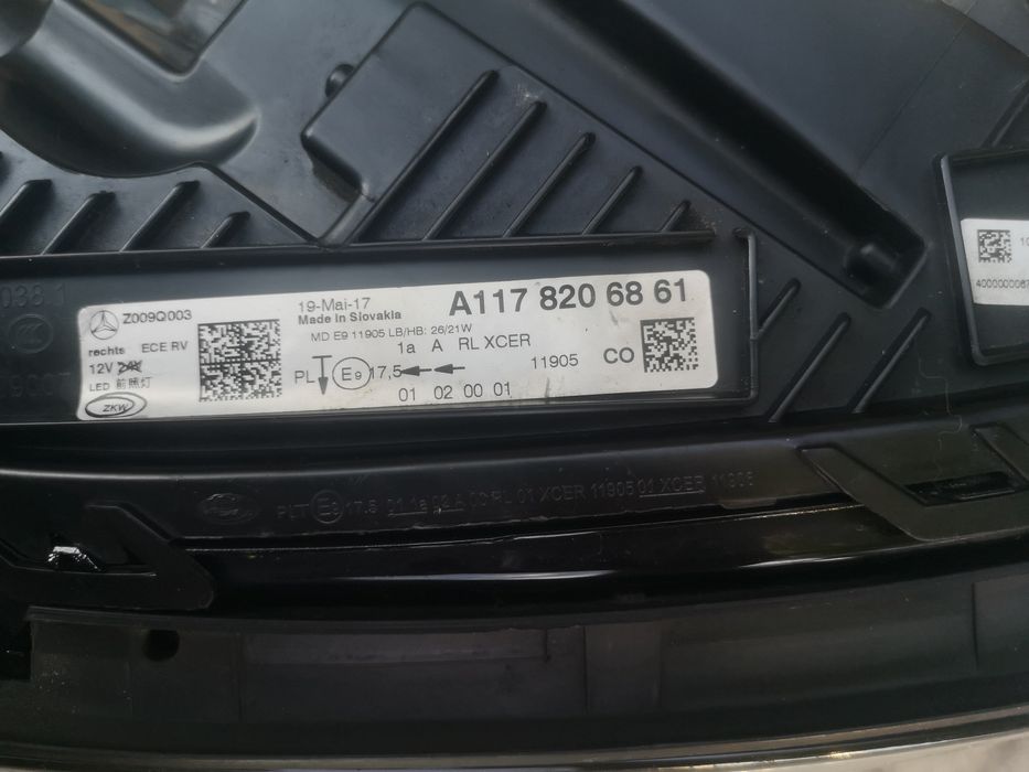 Фари фара CLA W117 Full Led