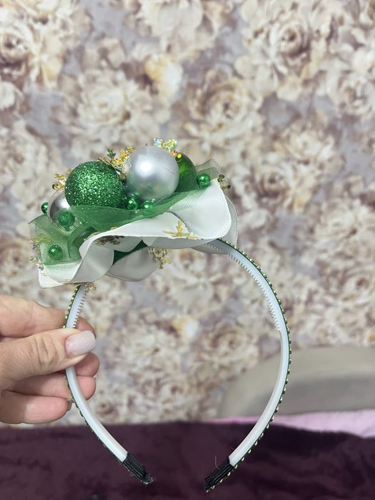 Сукня Ялинка в комплекті з обручем)на зріст 116-122 см