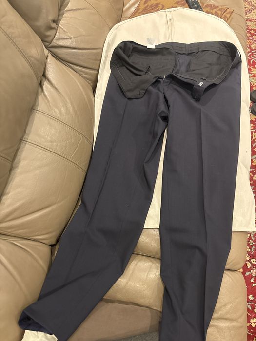 Granatowy garnitur welniany Bytom 176/108/96