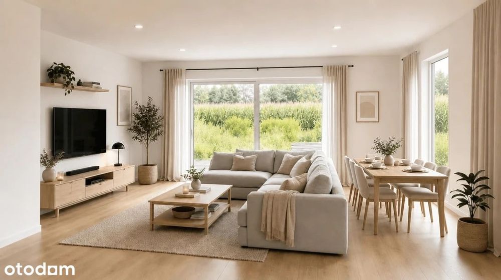 Nowoczesny dom w Sierosławiu, 110 m2, 4 pokoje.