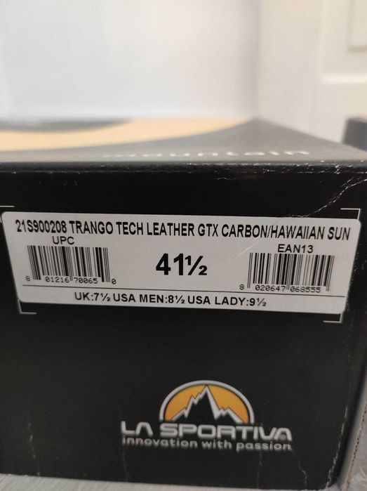 La Sportiva Trango Tech Leather GTX tam. 41 1/2 — usadas 2 vezes, excelente estado