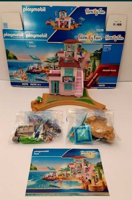 Playmobil 70279 Family Fun Lodziarnia w porcie.