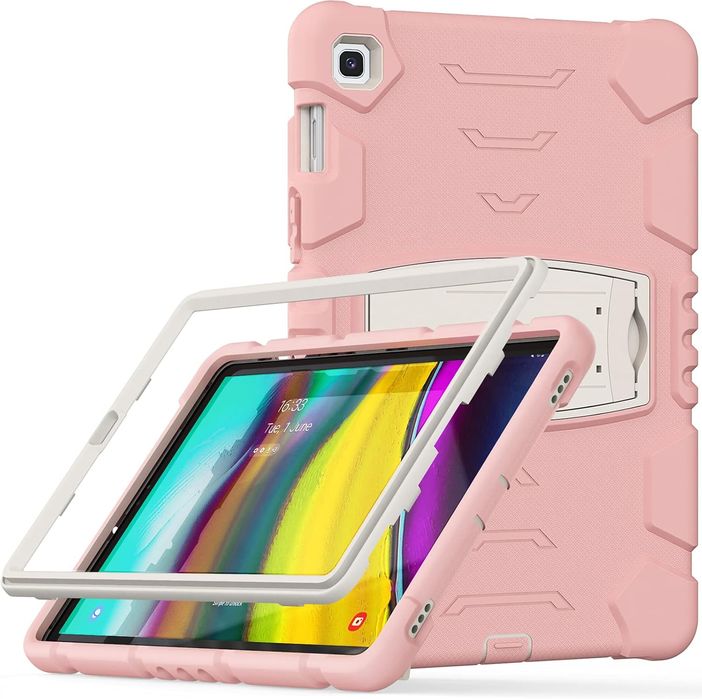 Etui do iPad Pro 12.9 z Podstawką Wytrzymałe Różowe