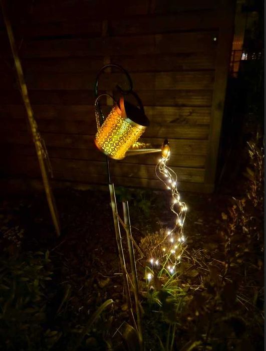 Ogrodowa lampka SOLARNA LED w kształcie konewki
