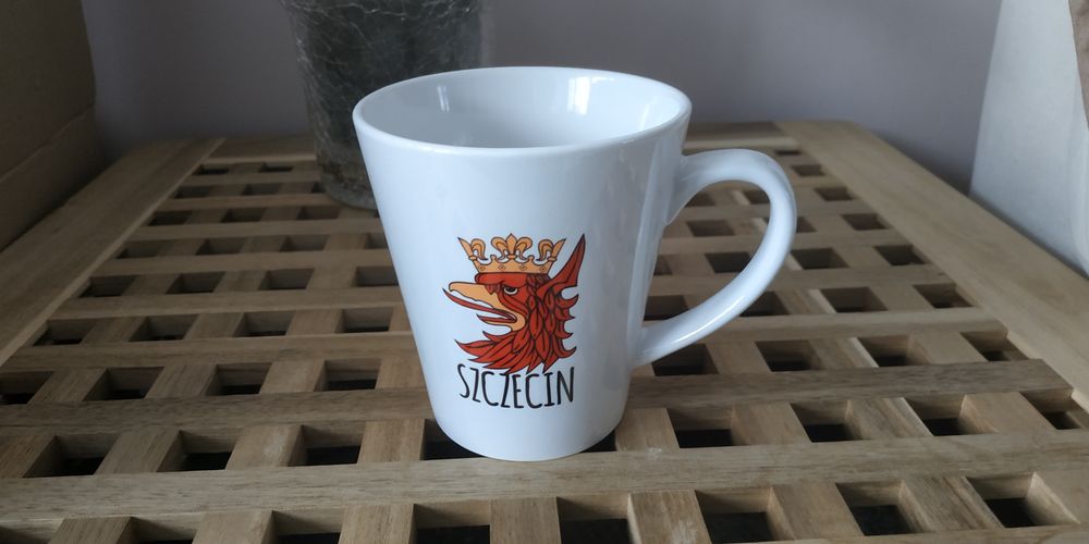 Nowy kubek Szczecin z herbem gryf