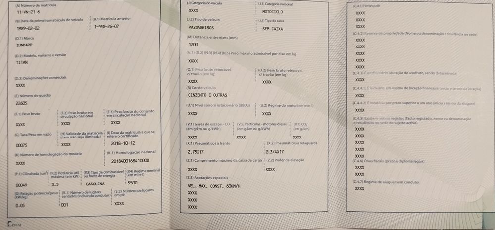 Vendo Zundapp Titan em bom estado, legalizada e a funcionar