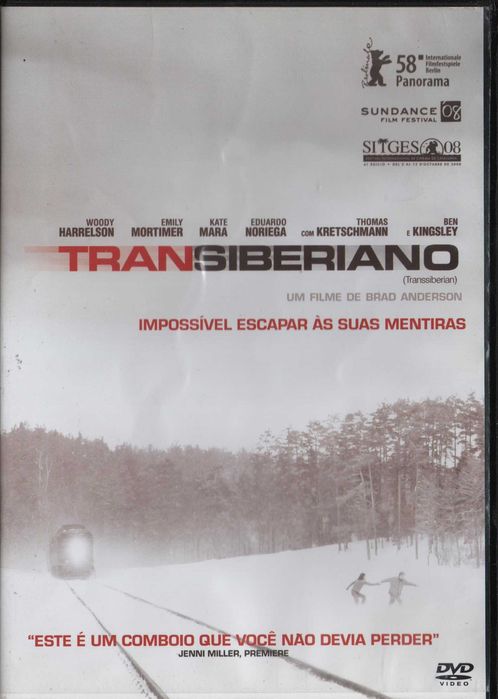 Dvd Transiberiano - thriller - Woody Harrelson/ Ben Kingsley