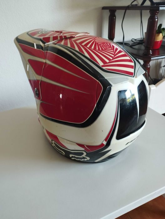 Capacete fox v3  réplica Ricky carmichael
