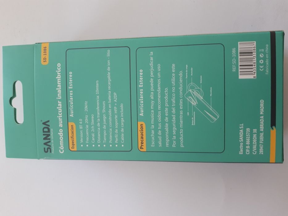 Bluetooth nunca usado