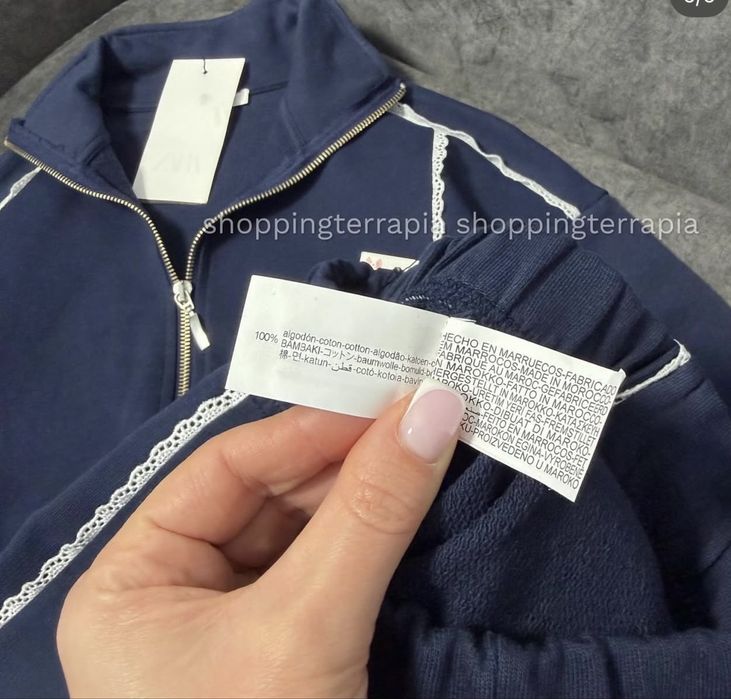 Костюм zara m з рюшами котон