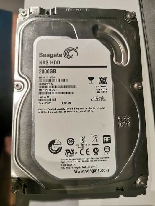 Seagate NAS HDD 2000GB 2TB ST2000VN000 dysk twardy