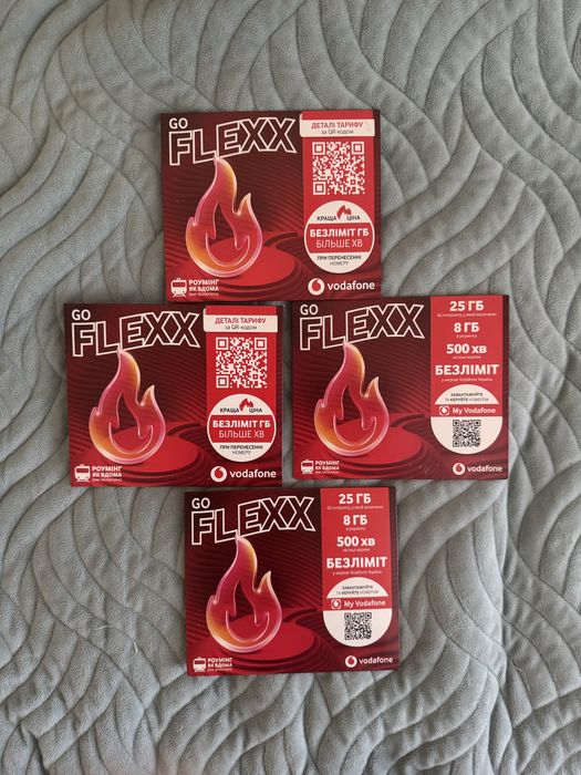 водафон стартові пакети Go flex