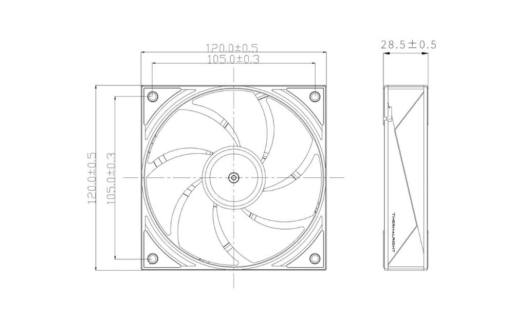 Thermalright TL-H12-X28-S вентилятори