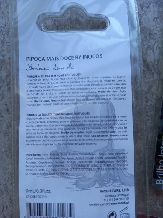 Frascos de verniz de unhas