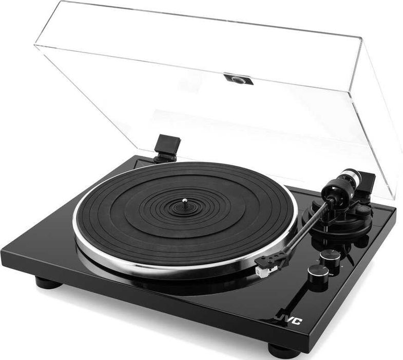 Gramofon JVC AL-E534B Czarny, Manual, przedwzmacniacz,nowy