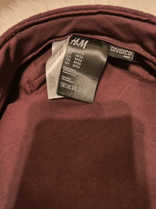 Модна бордова жіноча кепка H&M