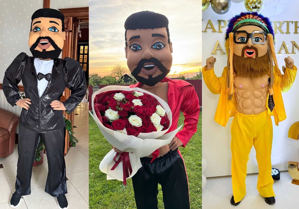 Сонік,Білий Ведмідь Аніматор,Гонщик,Скай,Щенячий патруль,Солодка вата