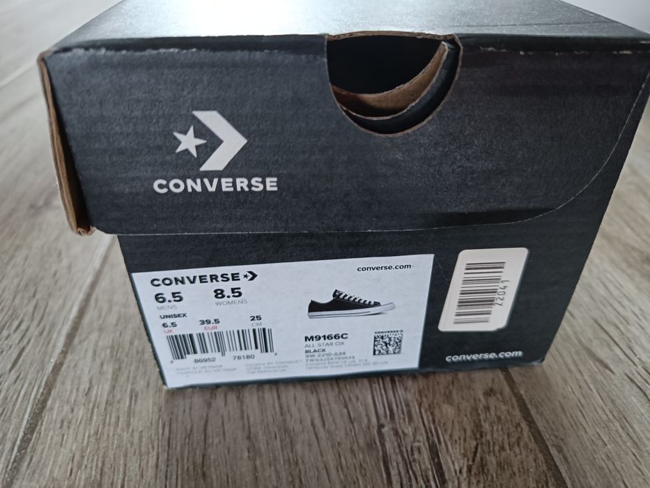 Czarne trampki Converse