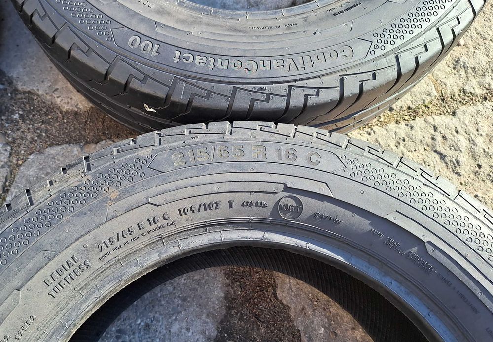 Opony letnie do busa 215 65 R16C Continental - Stan Idealny !