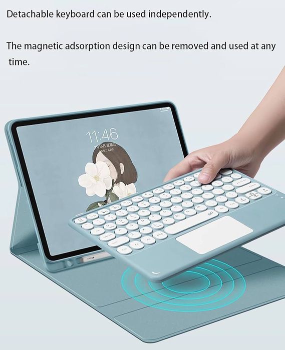 Touchpad Klawiatura Etui dla iPad Pro 11, air4/air5