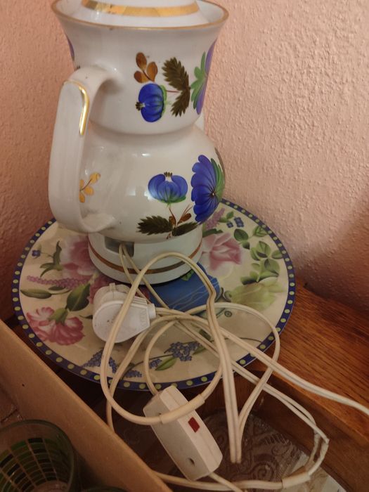 Электро кофеварка чайник СССР. Керамический